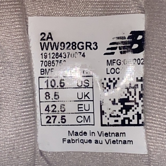 New Balance 928v3 Woman’s Shoes - Size: 10 2A(Narrow) - Picture 7 of 7